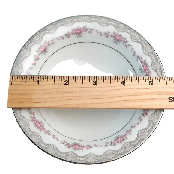 Vtg Noritake China Glenwood Dinnerware 7 Piece Place Setting for one #5770 Japan - Picture 11 of 16